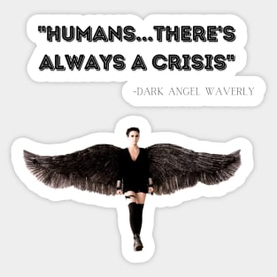 Wynonna Earp Dark angel Waverly Sticker